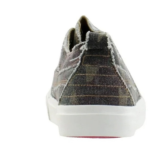 CORKYS BABALU SNEAKERS CAMO CASUAL SLIP ON WOMEN CANVAS UPPER GREEN COlOR SIZE 7 - Picture 6 of 8